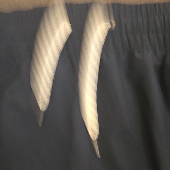 Vuori Dark Blue Athletic Shorts with White Accents - Picture 4 of 5